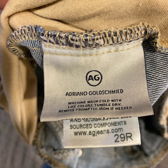 AG Distressed Full Panel Maternity Jeans - Picture 6 of 12